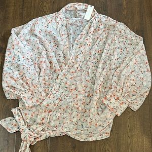 Anthropologie Pilcro Floral Top